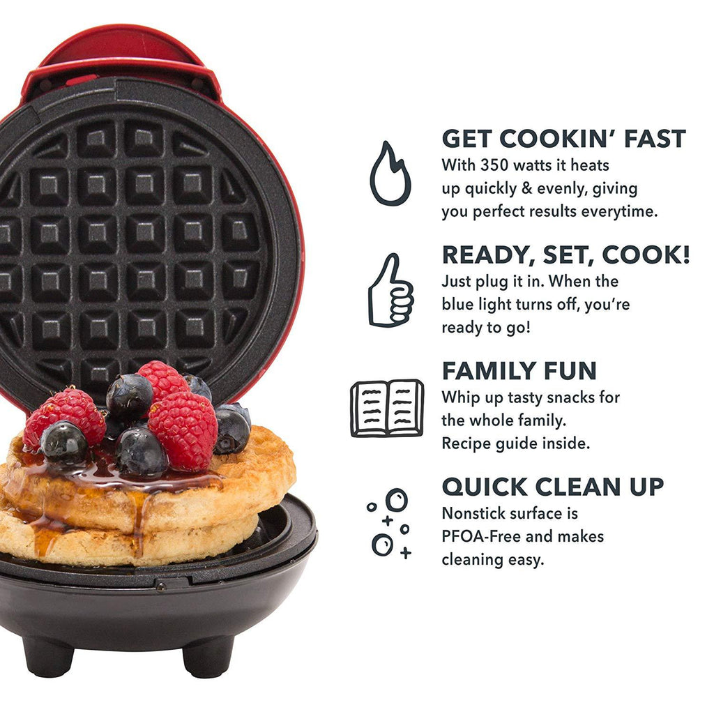 Mini Waffle Maker – Fun Homemade Treats for Everyone