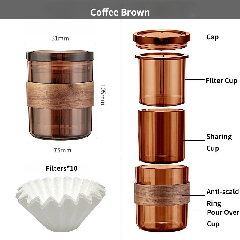 Portable Pour Over Coffee Maker – Enjoy Barista Coffee Anywhere