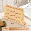 Egg Storage Box Refrigerator Side Door Food Grade Rack Automatic Rolling Fresh-keeping