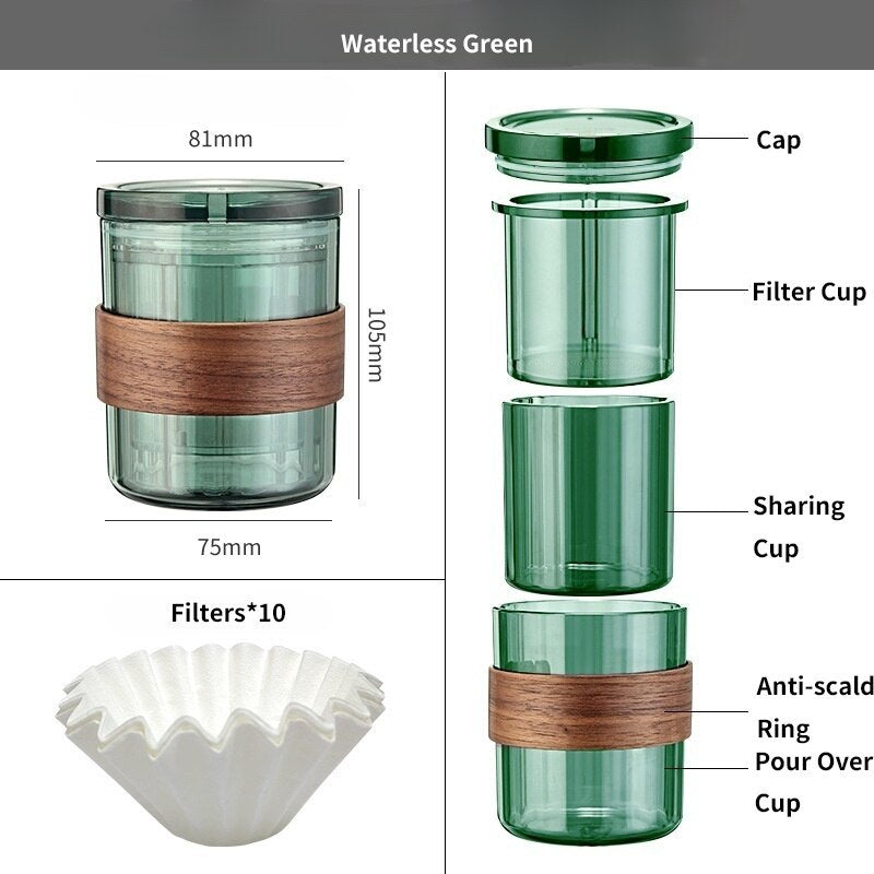 Portable Pour Over Coffee Maker – Enjoy Barista Coffee Anywhere